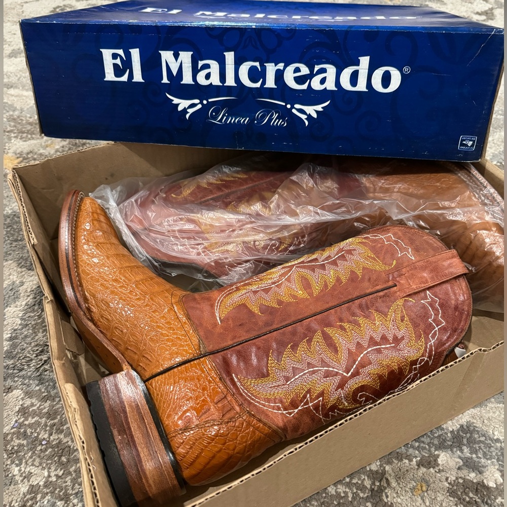 New Exotic Caiman Belly Cowboy Boots